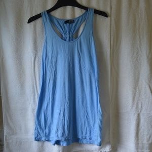 Volcom Blue Sinch Back Tank Top